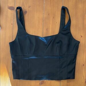 Wilfred satin cropped tank